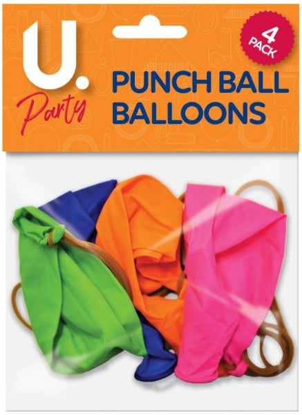 Colorful Punch Ball Balloons Pack for Endless Fun