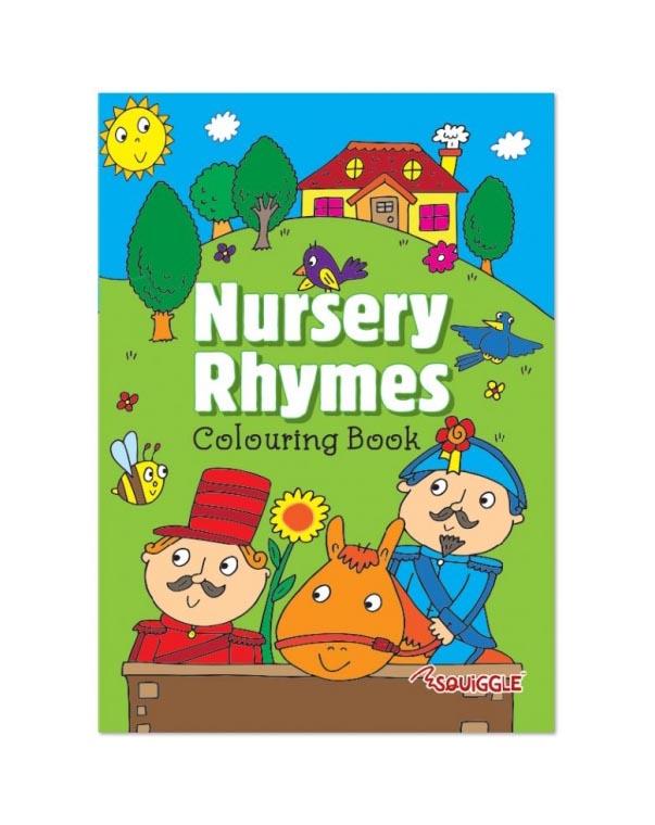 Classic Nursery Rhymes Colouring Book for Kids