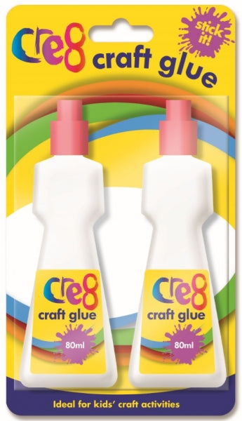 Cre8 Craft Liquid Glue 80ml Pack of 2 Premium Adhesive Set