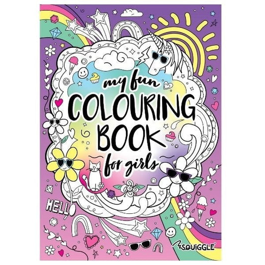 Creative A4 Coloring Book for Girls