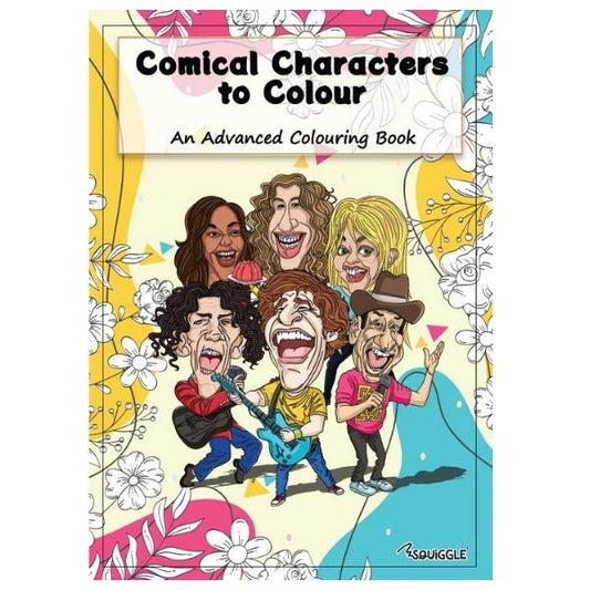 Creative Comical Character A4 Colouring Book 44 Pages