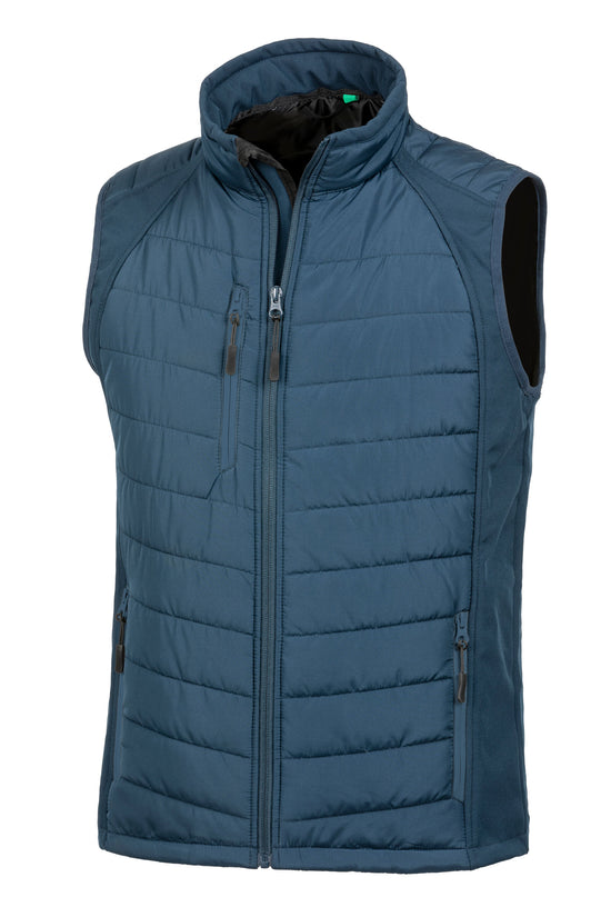 Result Black Compass Softshell Gilet