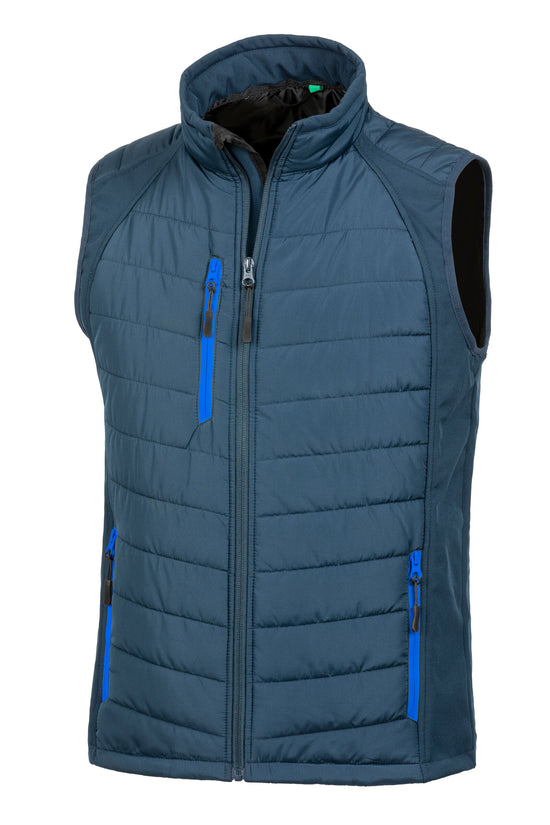Result Black Compass Softshell Gilet