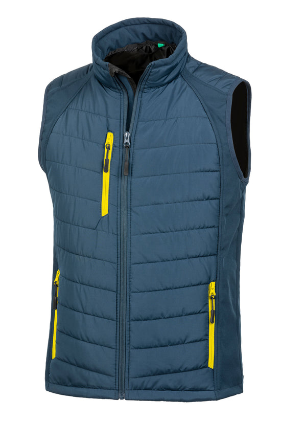 Result Black Compass Softshell Gilet