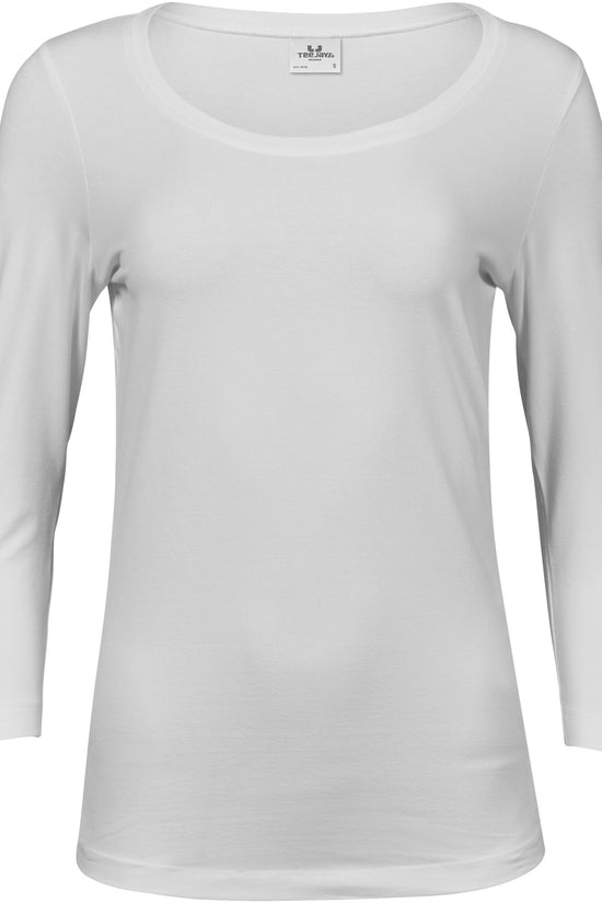 Tee Jays Ladies 3/4 Sleeve Stretch Tee
