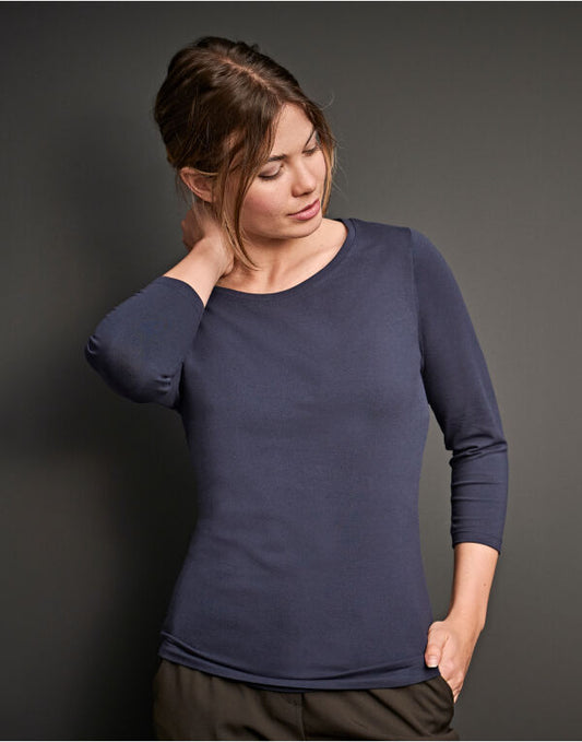 Tee Jays Ladies 3/4 Sleeve Stretch Tee
