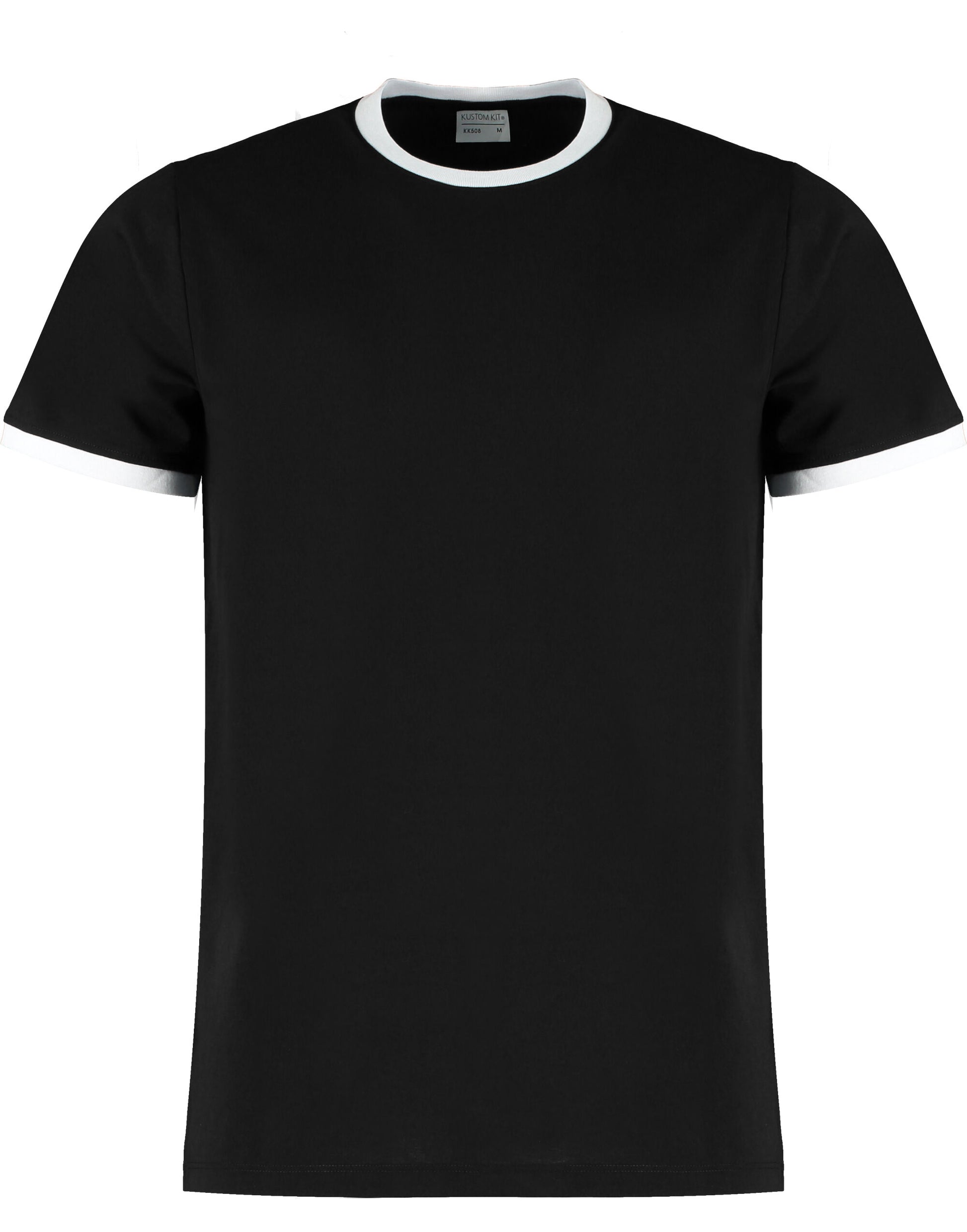 Kustom Kit Mens Fashion Fit Ringer Tee
