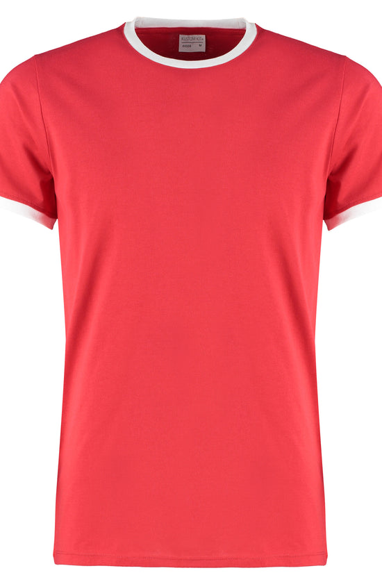Kustom Kit Mens Fashion Fit Ringer Tee