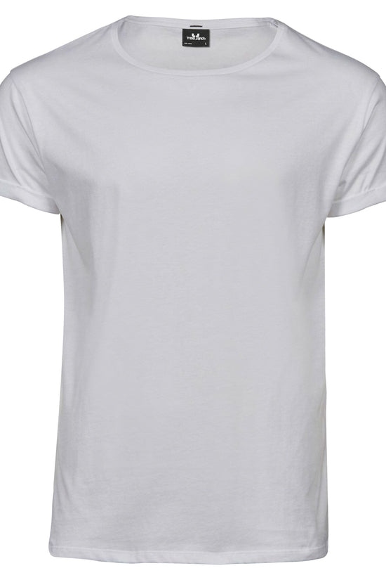 Tee Jays Mens Roll Up Sleeve Tee