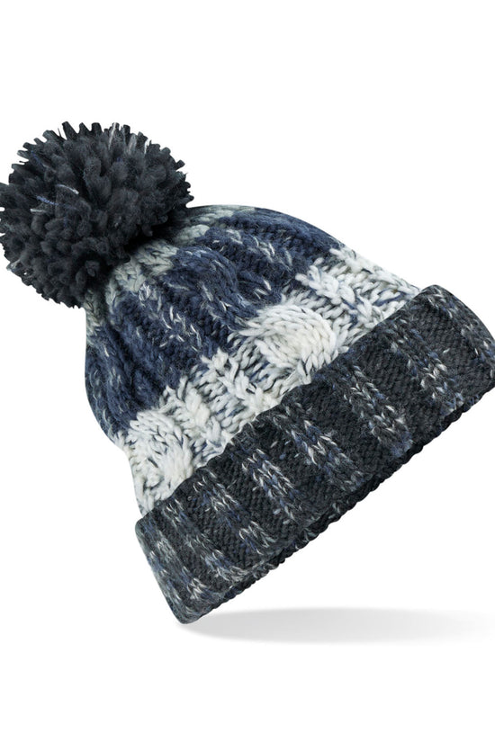 Beechfield Corkscrew Pom Pom Beanie