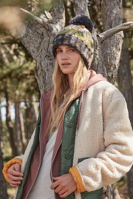 Beechfield Corkscrew Pom Pom Beanie