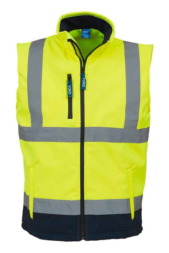 Yoko Hi Vis Softshell Bodywarmer