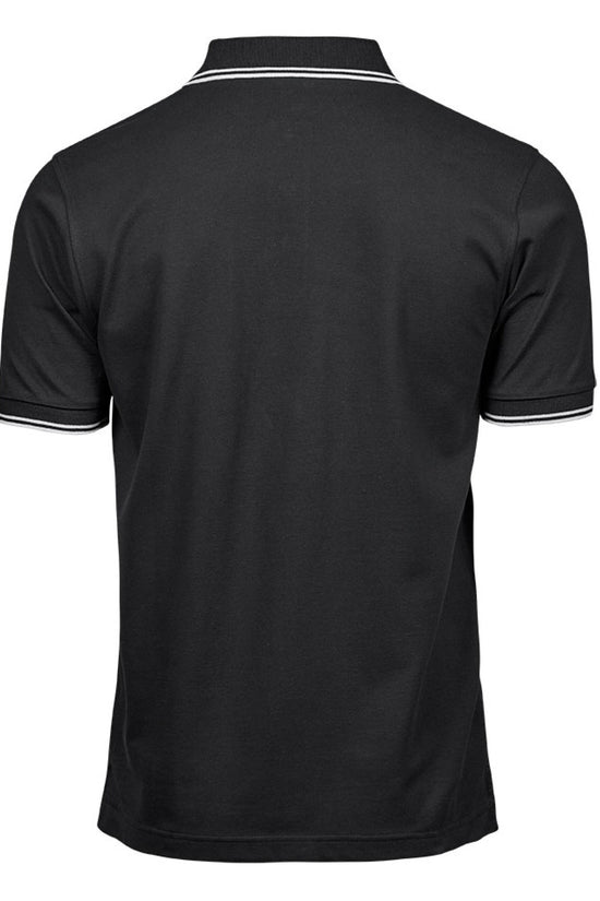 Tee Jays Mens Luxury Stripe Stretch Polo