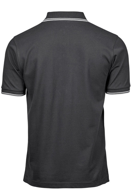 Tee Jays Mens Luxury Stripe Stretch Polo