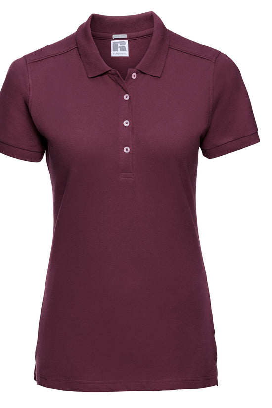 Russell Ladies Fitted Stretch Polo