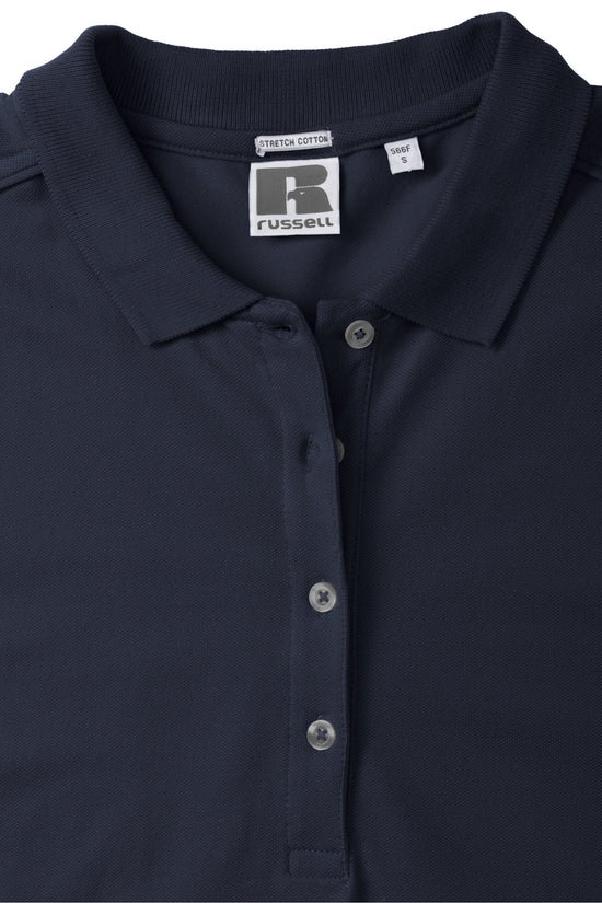 Russell Ladies Fitted Stretch Polo