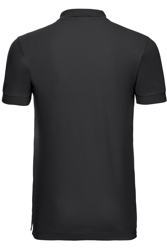 Russell Mens Fitted Stretch Polo