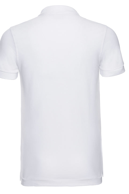 Russell Mens Fitted Stretch Polo