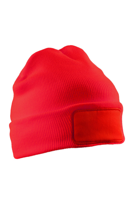 Result Recycled Dble Knit Printer Beanie