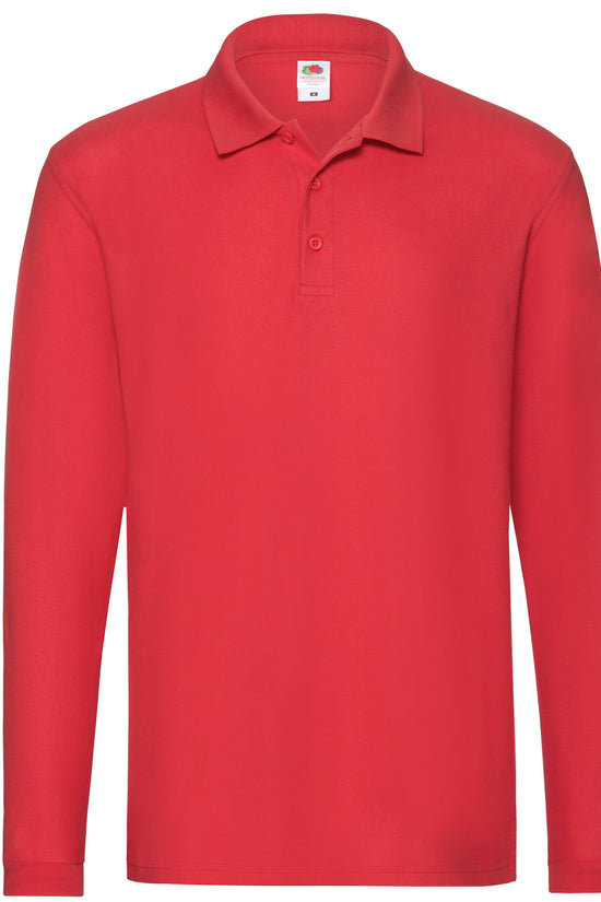 FOTL Mens Premium Long Sleeve Polo