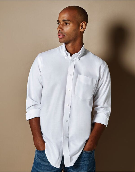 Kustom Kit Men LS Classic Workwear Shirt