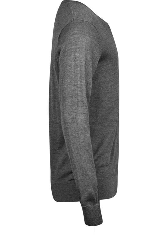 Tee Jays Mens V Neck Knitted Sweater