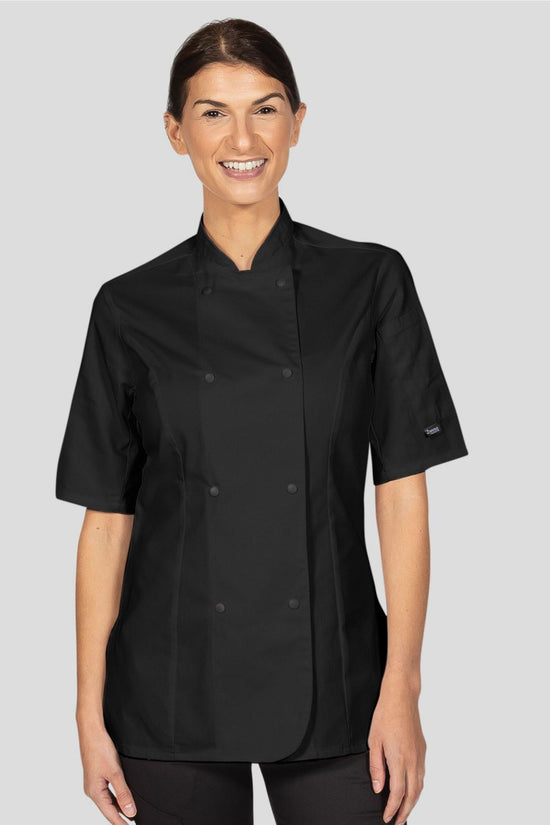 Dennys Ladies' SS Fitted Chef's Jacket