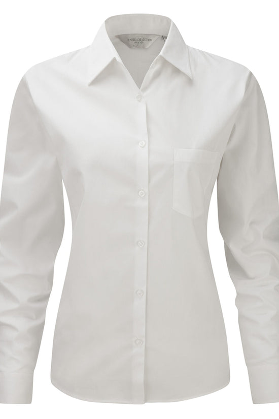 Russell Collection Lady LS PureCot Shirt