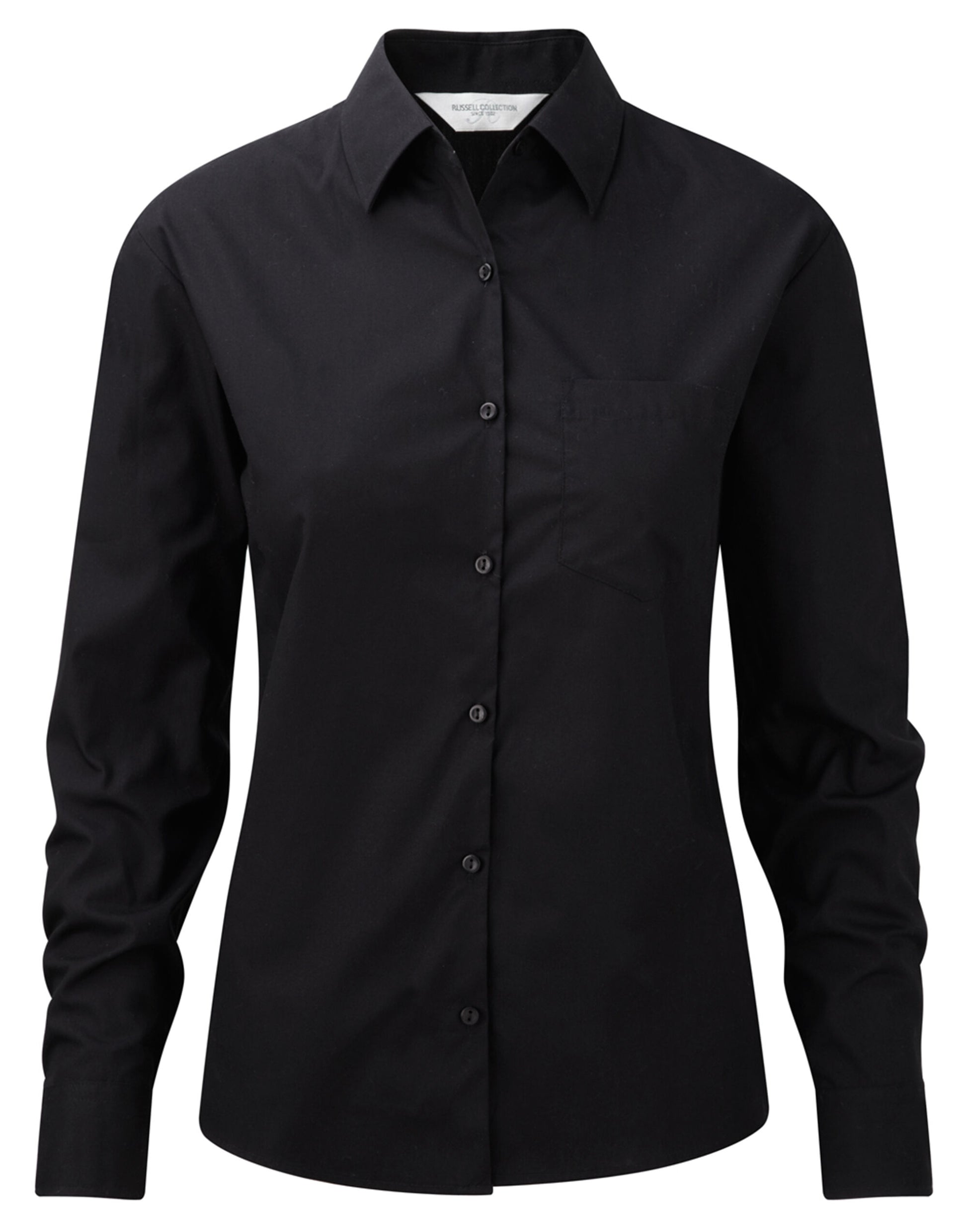 Russell Collection Lady LS PureCot Shirt