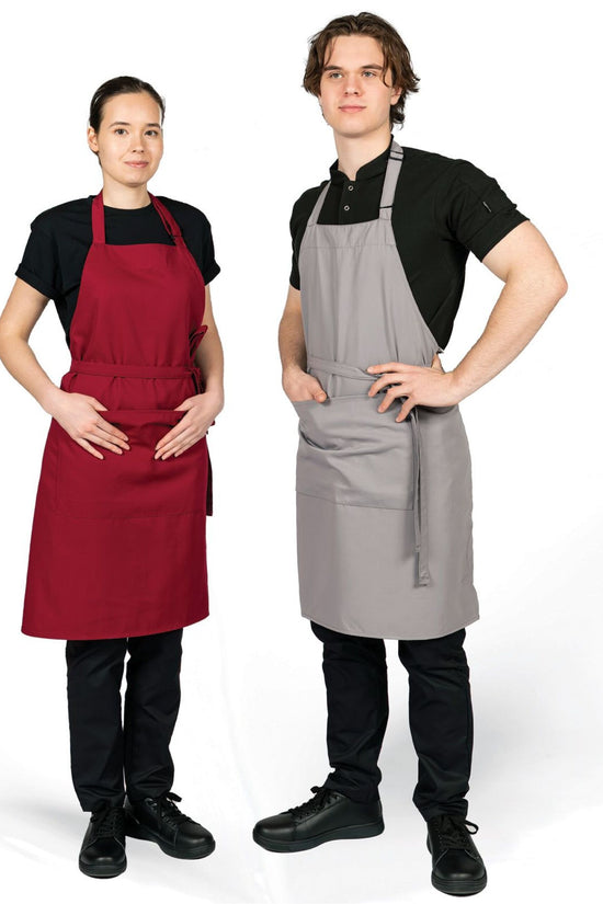 Dennys Recycled Bib Apron With Pocket