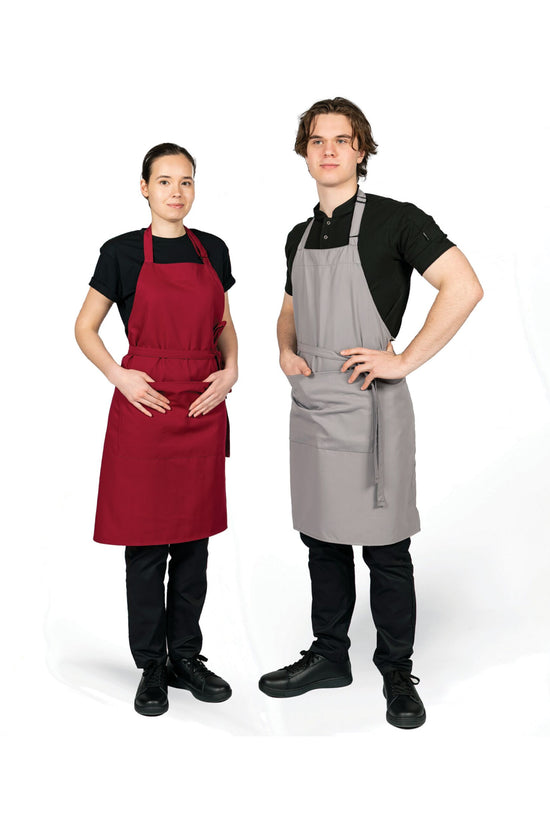 Dennys Recycled Bib Apron With Pocket