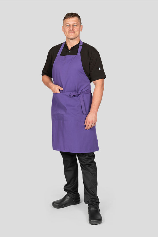 Dennys Recycled Bib Apron With Pocket