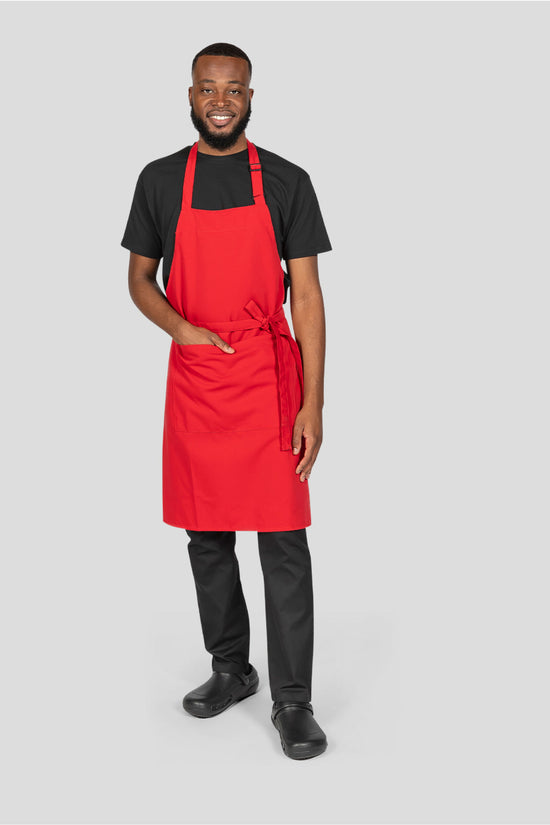 Dennys Recycled Bib Apron With Pocket