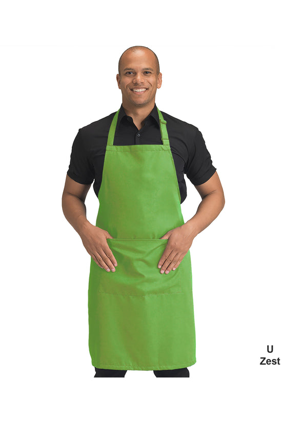 Dennys Recycled Bib Apron With Pocket