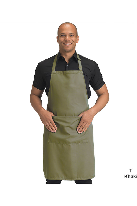 Dennys Recycled Bib Apron With Pocket