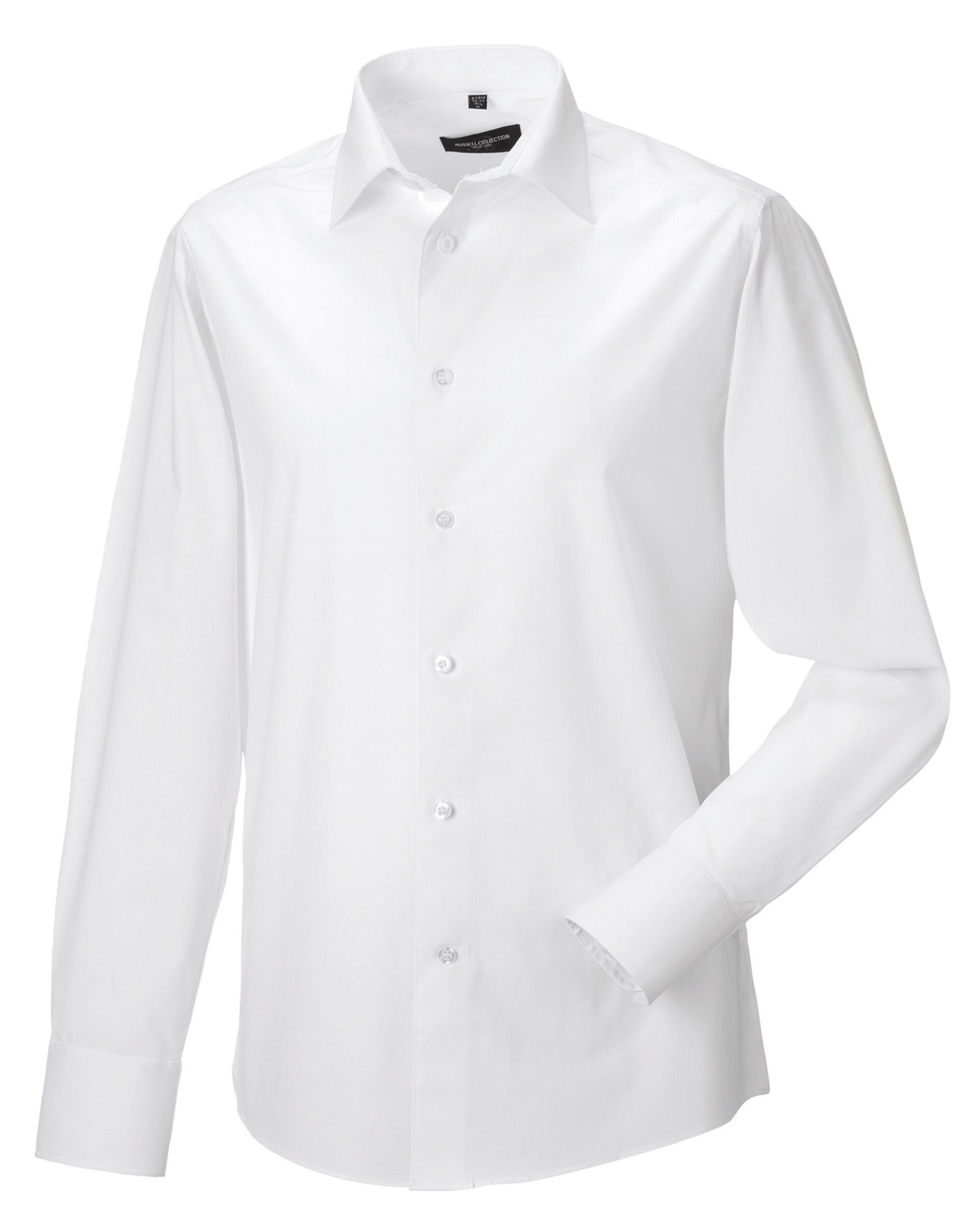 Russell Collection Mens LS Stretch Shirt