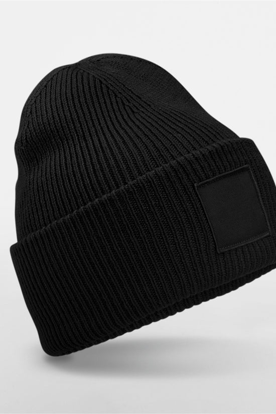 Beechfield Deep Cuff Tonal Patch Beanie