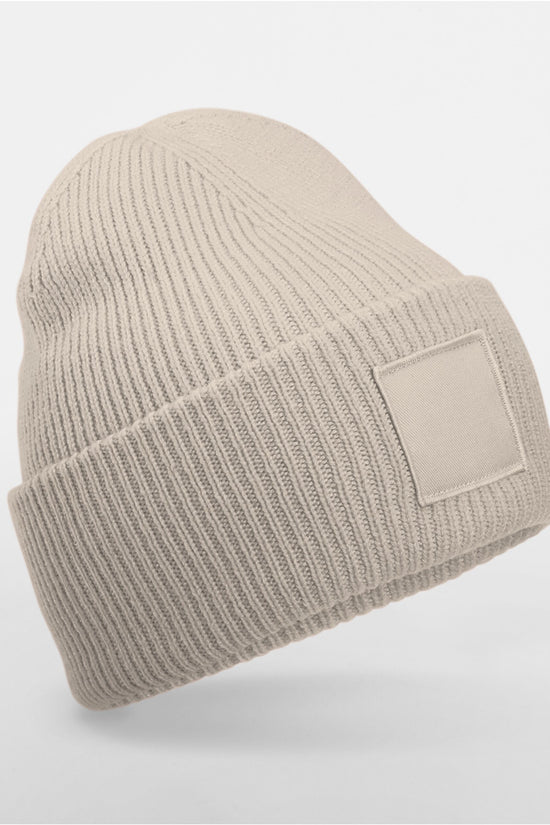 Beechfield Deep Cuff Tonal Patch Beanie