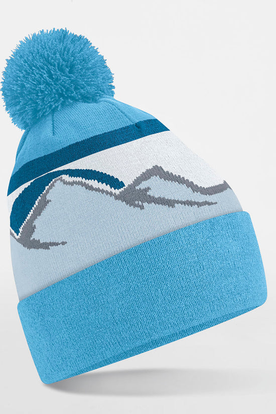 Beechfield Mountain Peaks Pom Pom Beanie