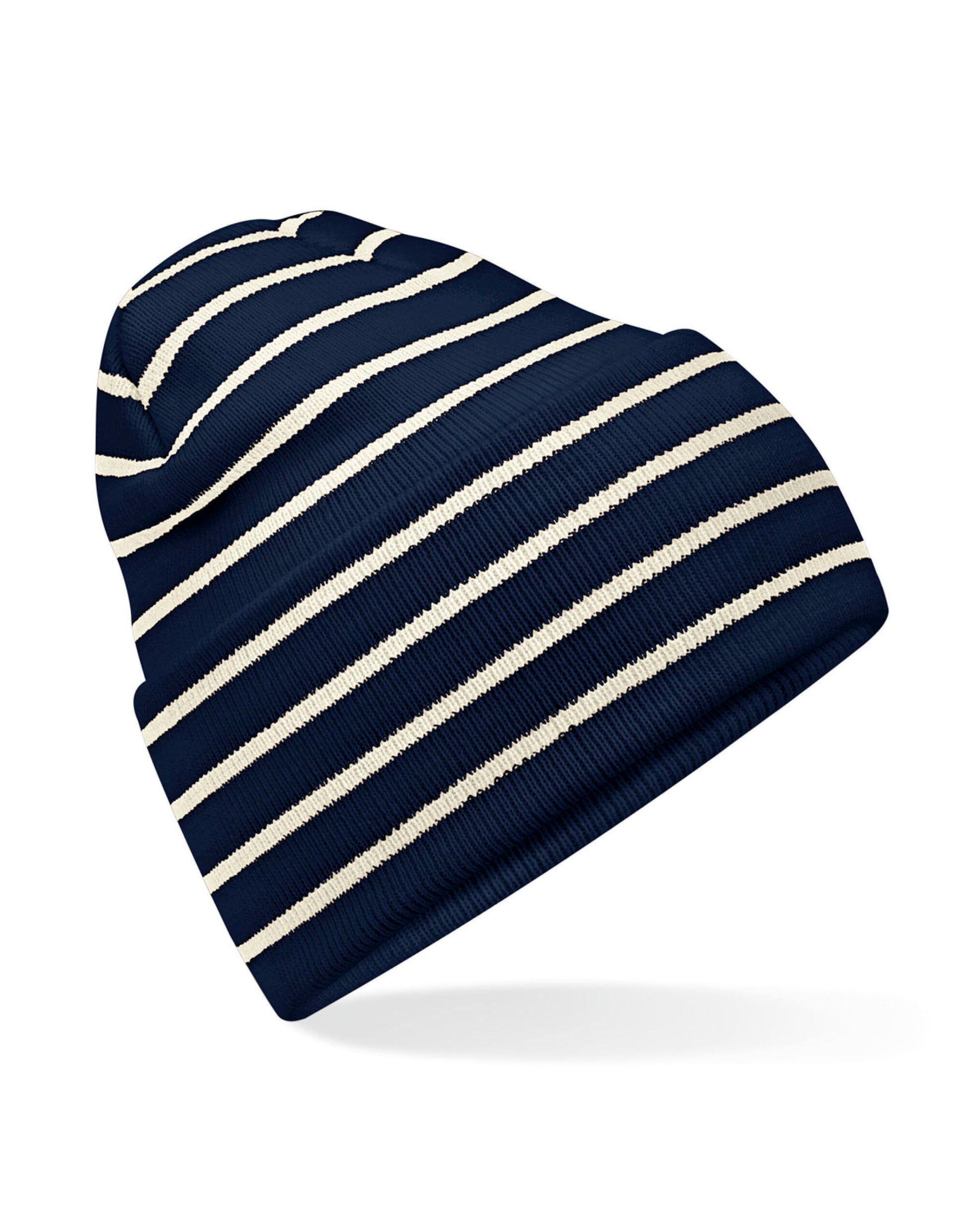 Beechfield Original Deep Cuffed Striped