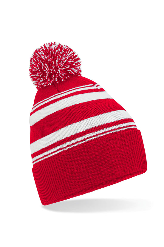 Beechfield Striped Fan Beanie