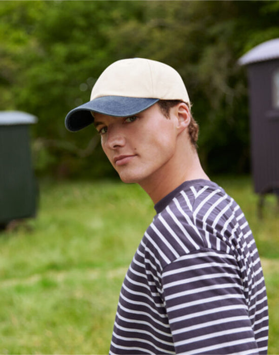 Beechfield Contrast Peak Vintage Cap