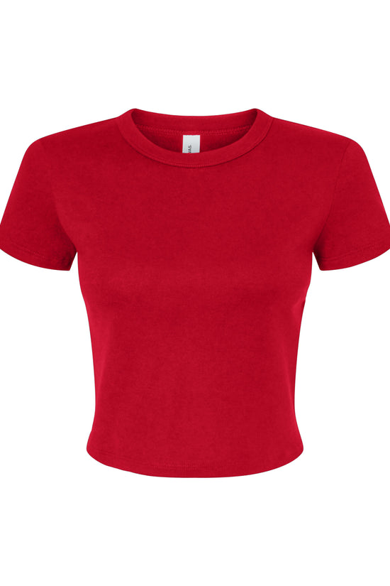 Bella Women's Micro Rib Baby Tee