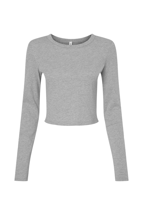 Bella Women's Micro Rib Long Sleeve Tee