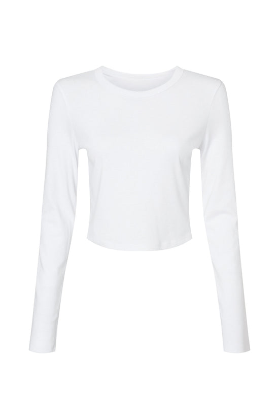 Bella Women's Micro Rib Long Sleeve Tee