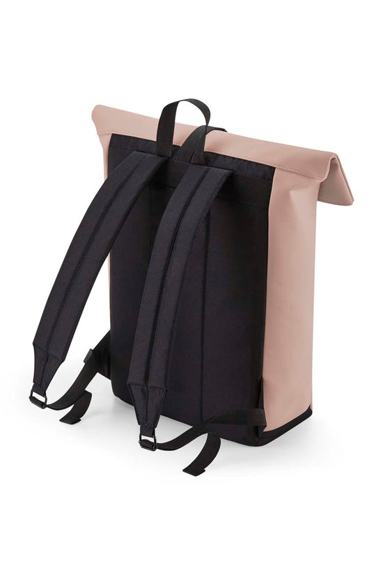 Bagbase Matte PU Roll Top Backpack