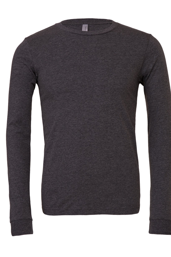 Canvas Unisex Heather Jersey L/S Tee