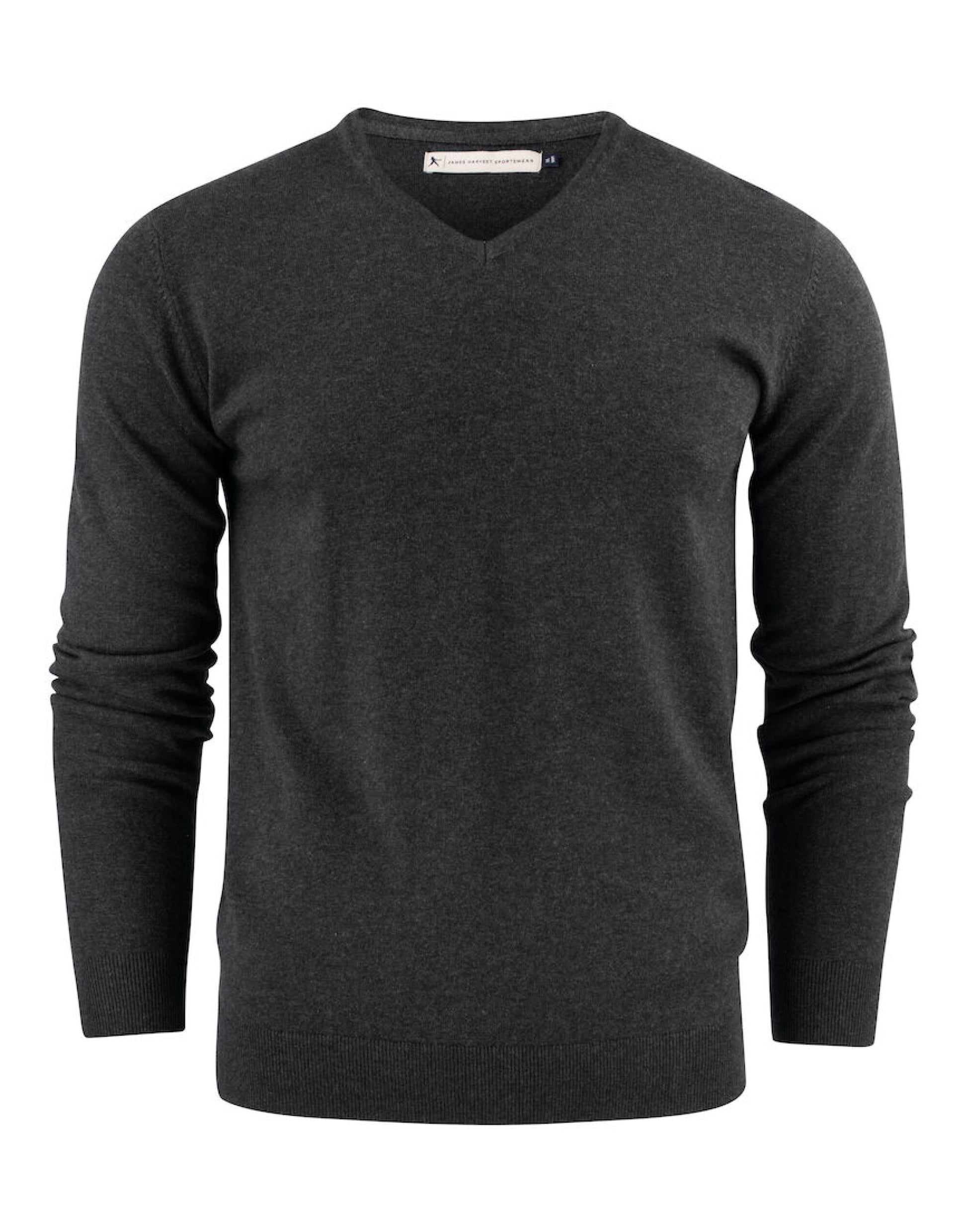 James Harvest Ashland V-Neck Knit Sweat