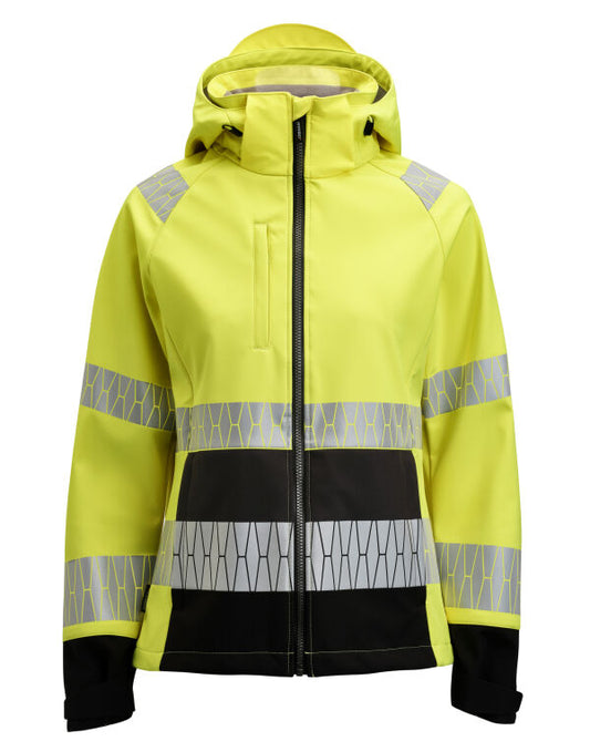 Jobman Women's Softshell Jacket Hi-Vis