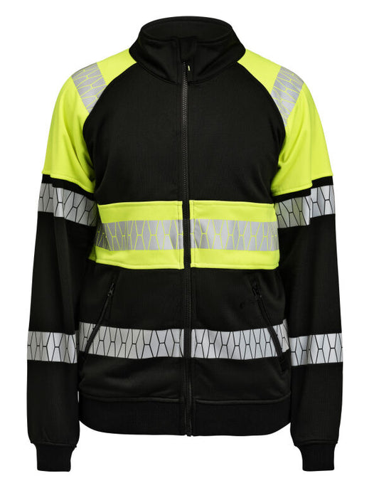Jobman Sweatshirt Full-Zip Hi-Vis